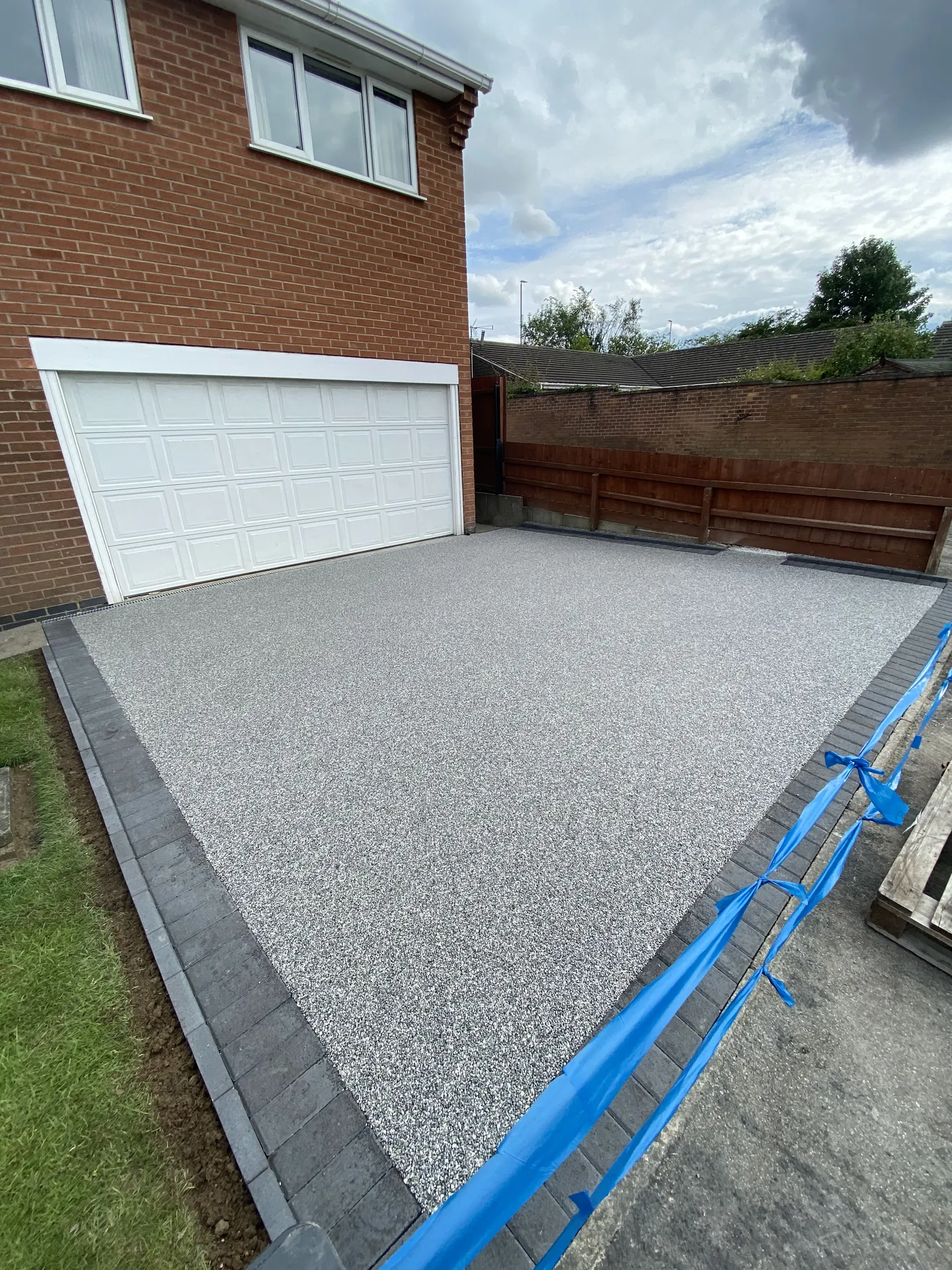Block-paved driveway completed by PaveForce Driveways