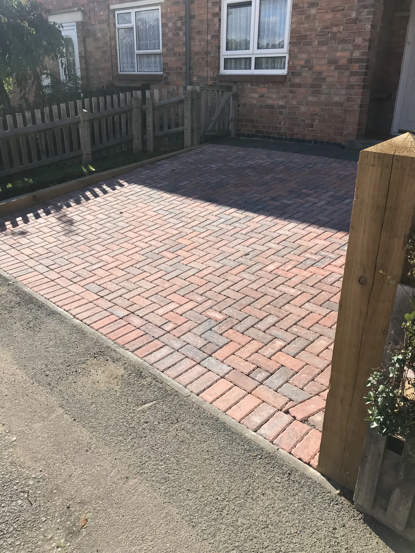 Block-paved driveway completed by PaveForce Driveways